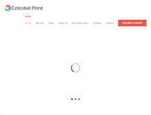 Tablet Screenshot of celestialprint.com